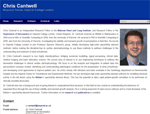 Tablet Screenshot of chriscantwell.co.uk